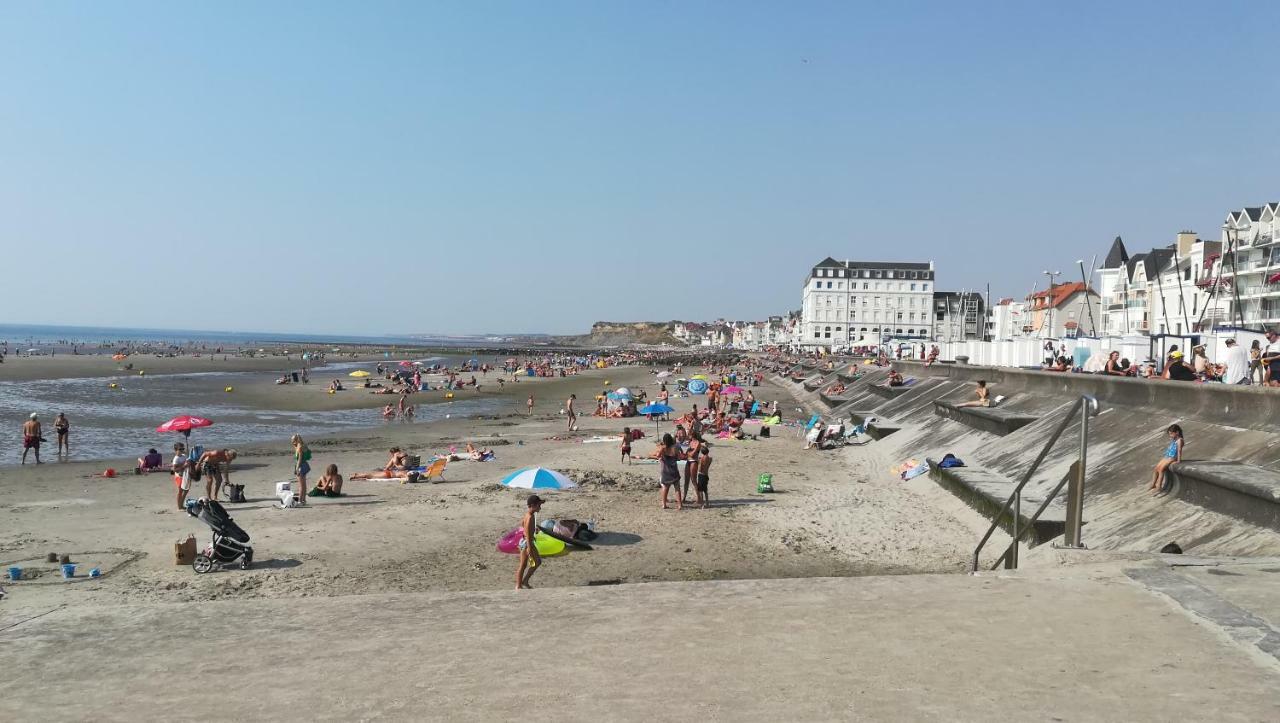 Appartement Cap Sud Vue Mer à 30m de la Plage Wimereux Eksteriør bilde